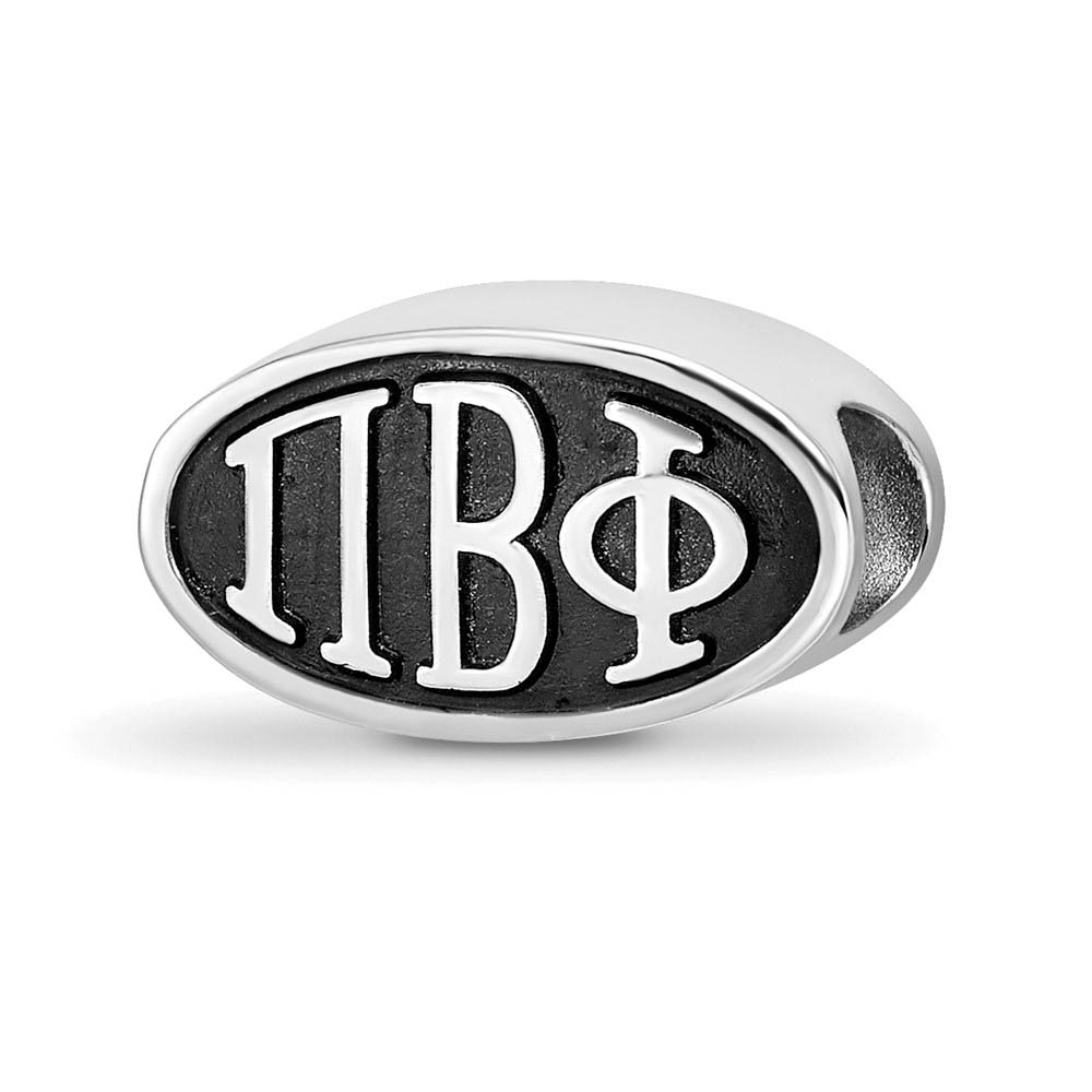 Sterling Silver Pi Beta Phi Letters Bead Charm