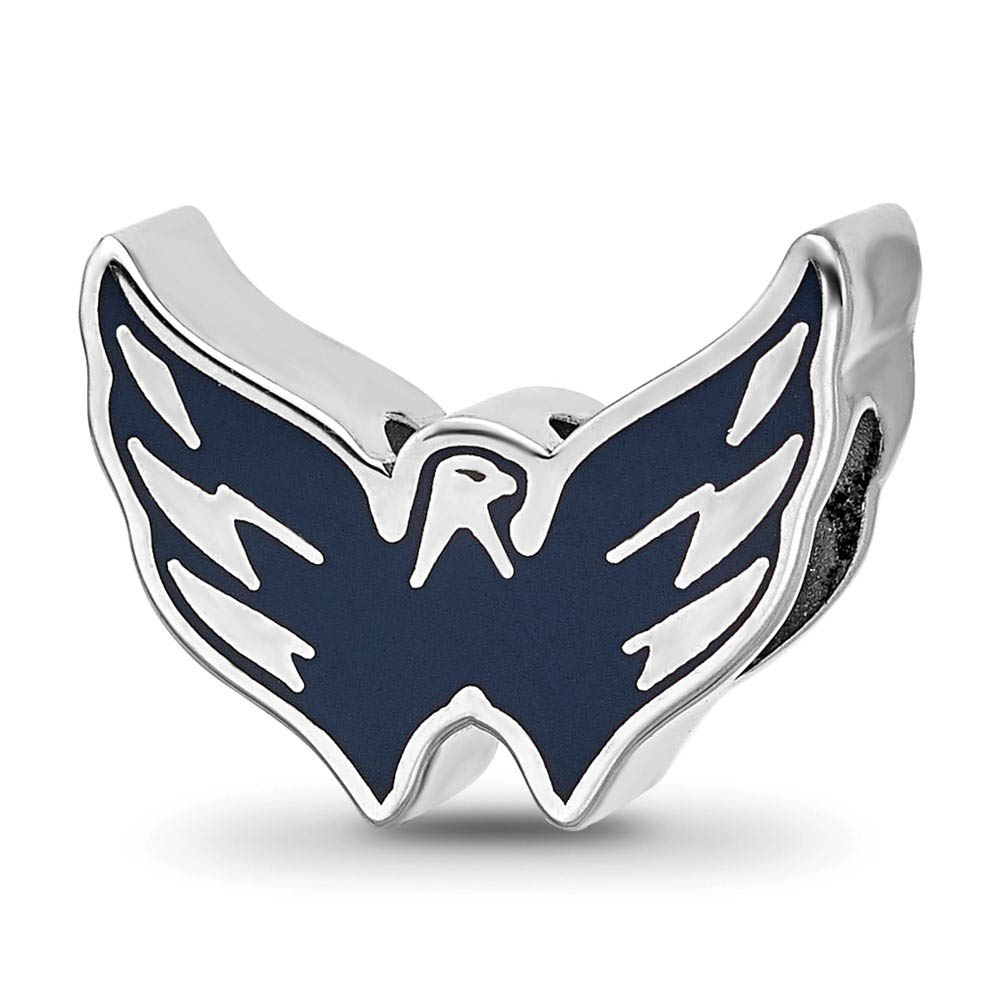 Sterling Silver NHL Washington Capitals Enamel Bead Charm