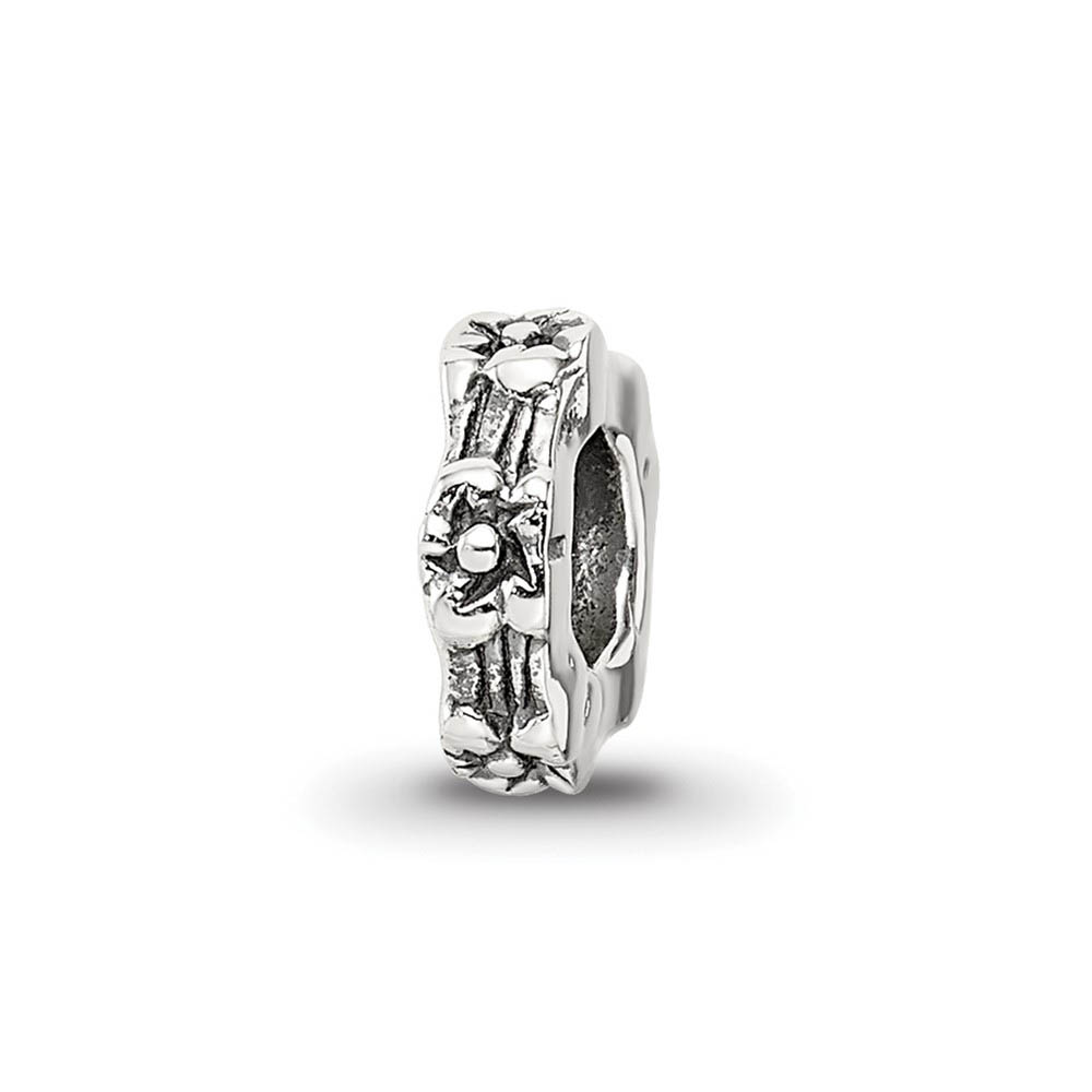 Sterling Silver Flower Spacer Bead Charm