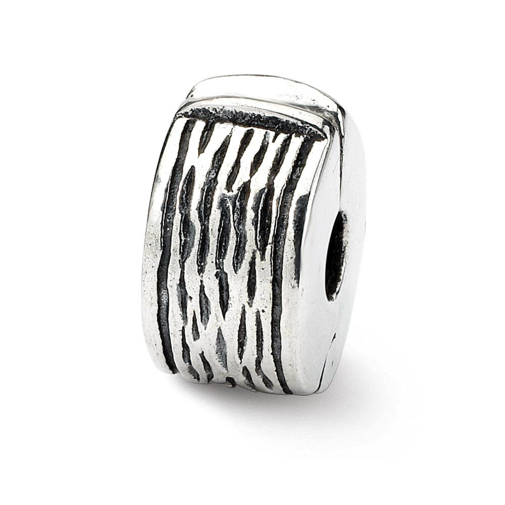 Sterling Silver Hinged Clip Bead Charm