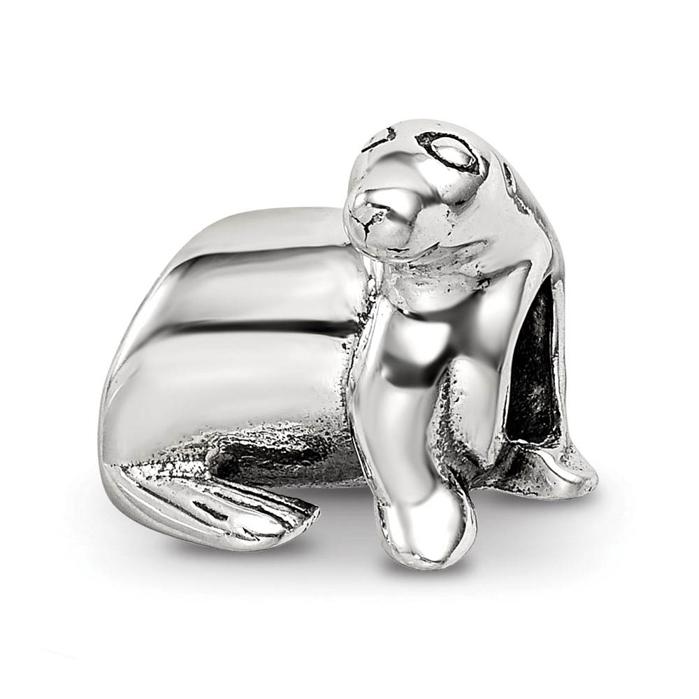 Sterling Silver Sea Lion Bead Charm