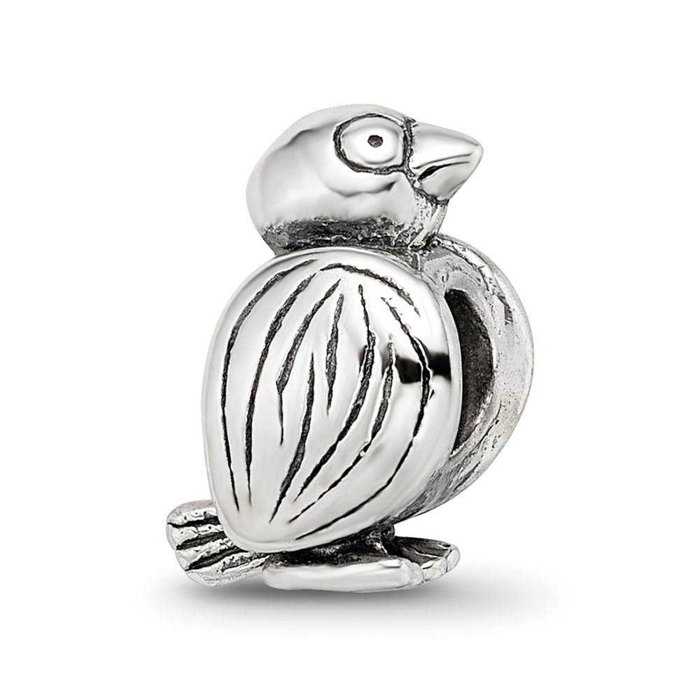 Sterling Silver Bird Bead Charm