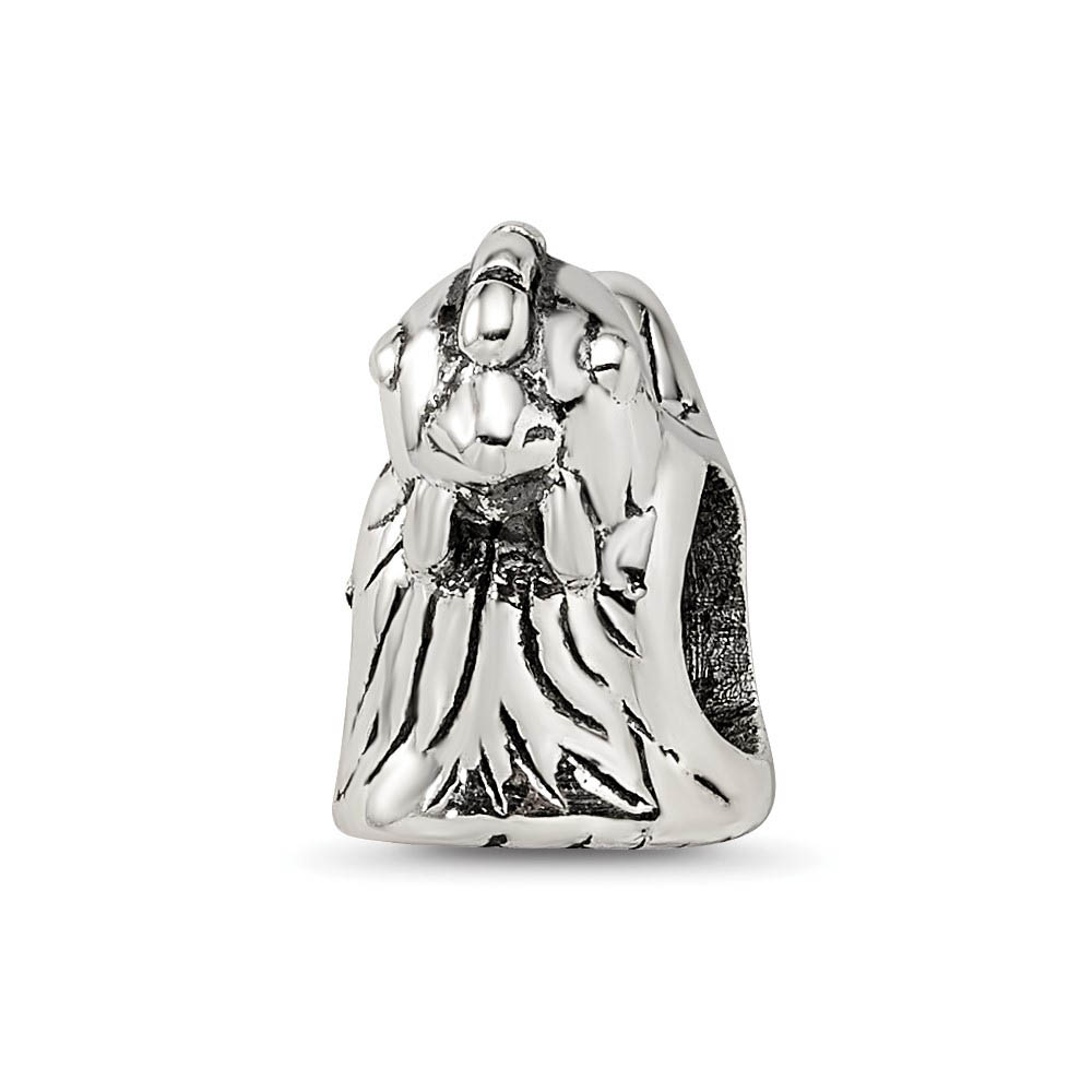 Sterling Silver Chicken Bead Charm