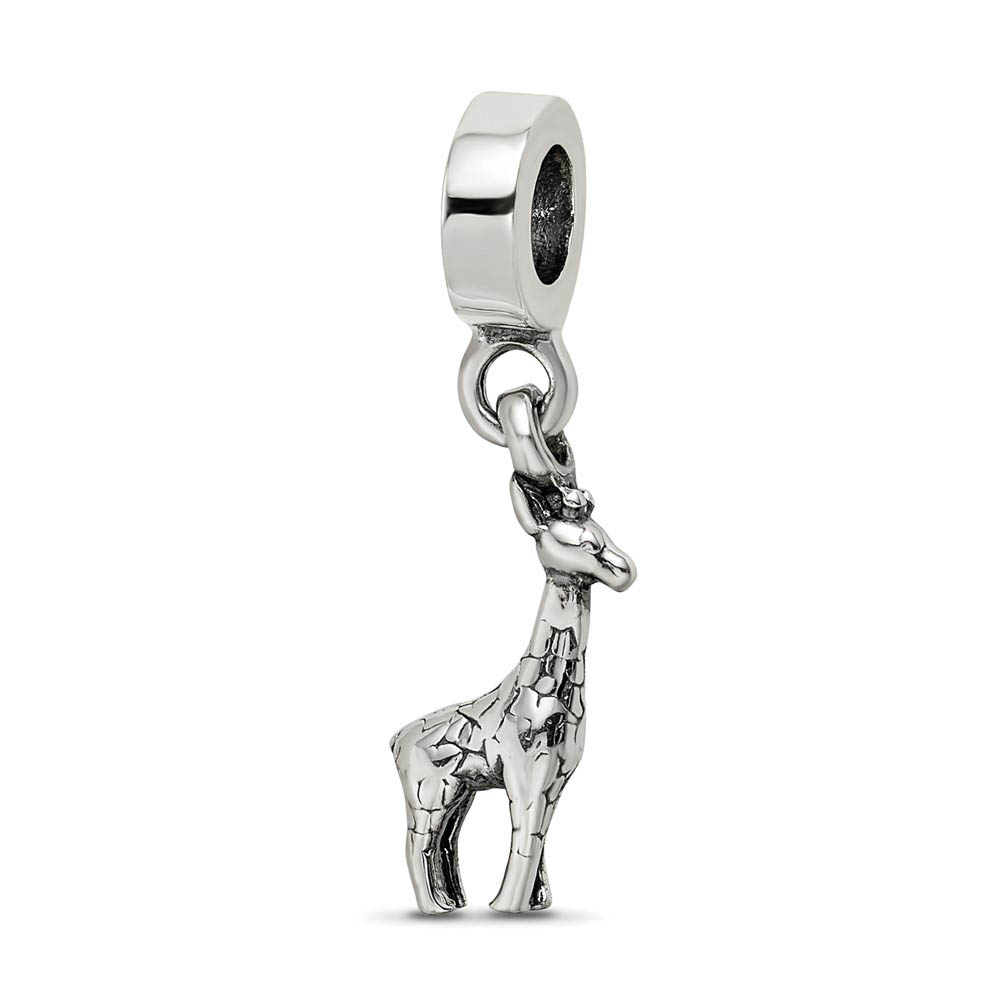 Sterling Silver Giraffe Bead Charm