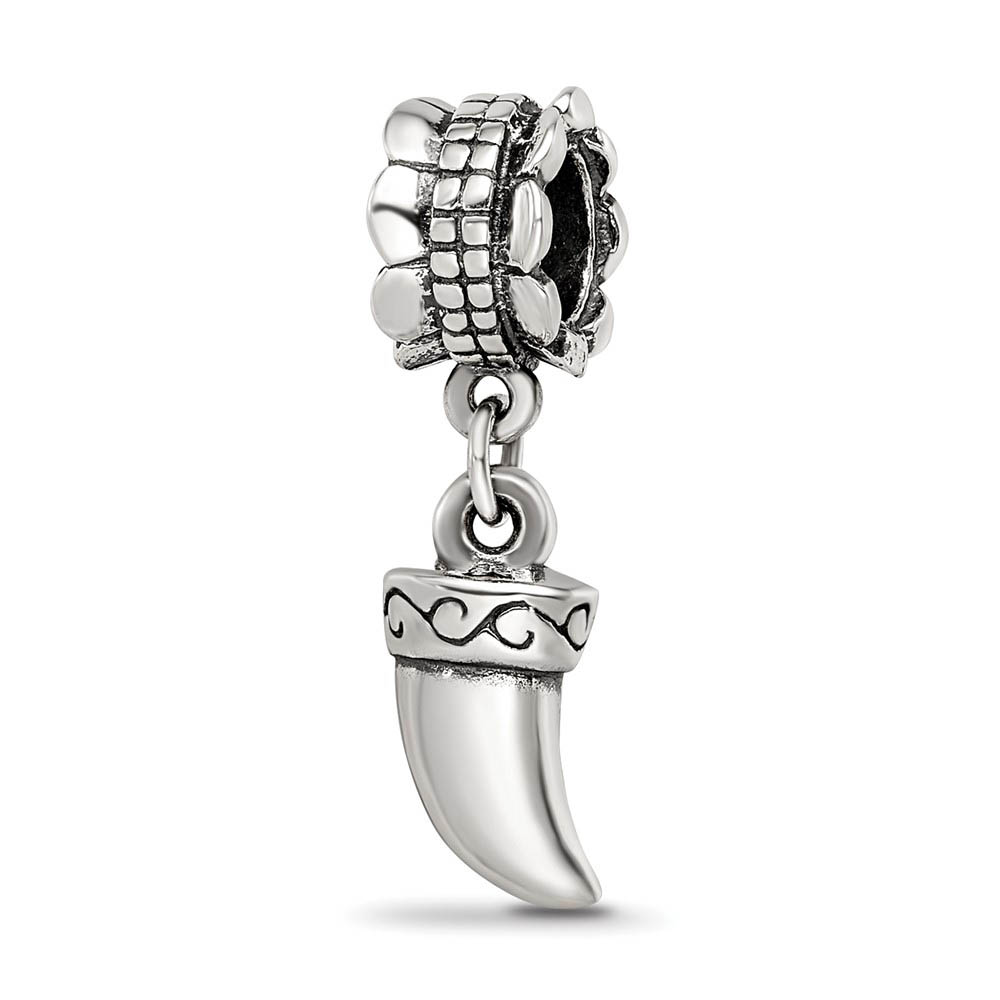 Sterling Silver Tiger Claw Bead Charm