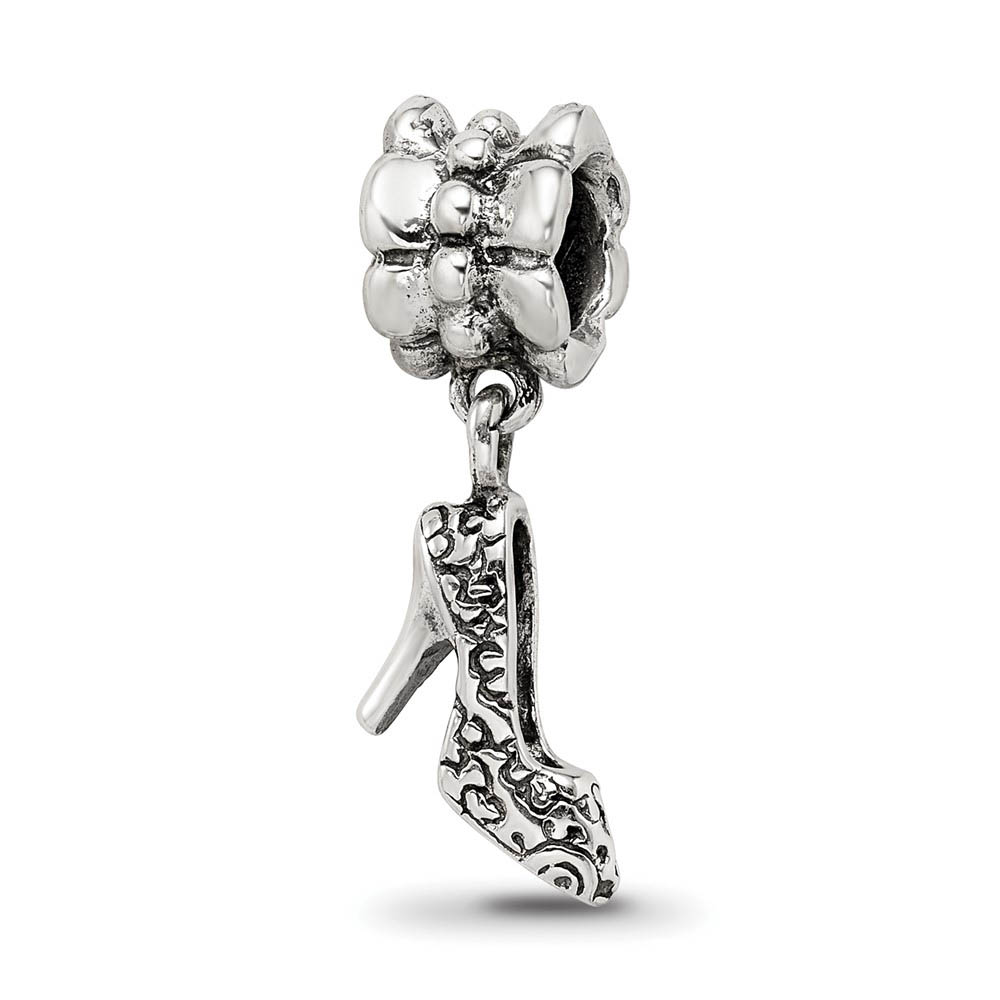 Sterling Silver High Heel Dangle Bead Charm