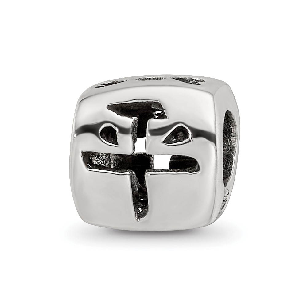 Sterling Silver Chinese Peace Bead Charm