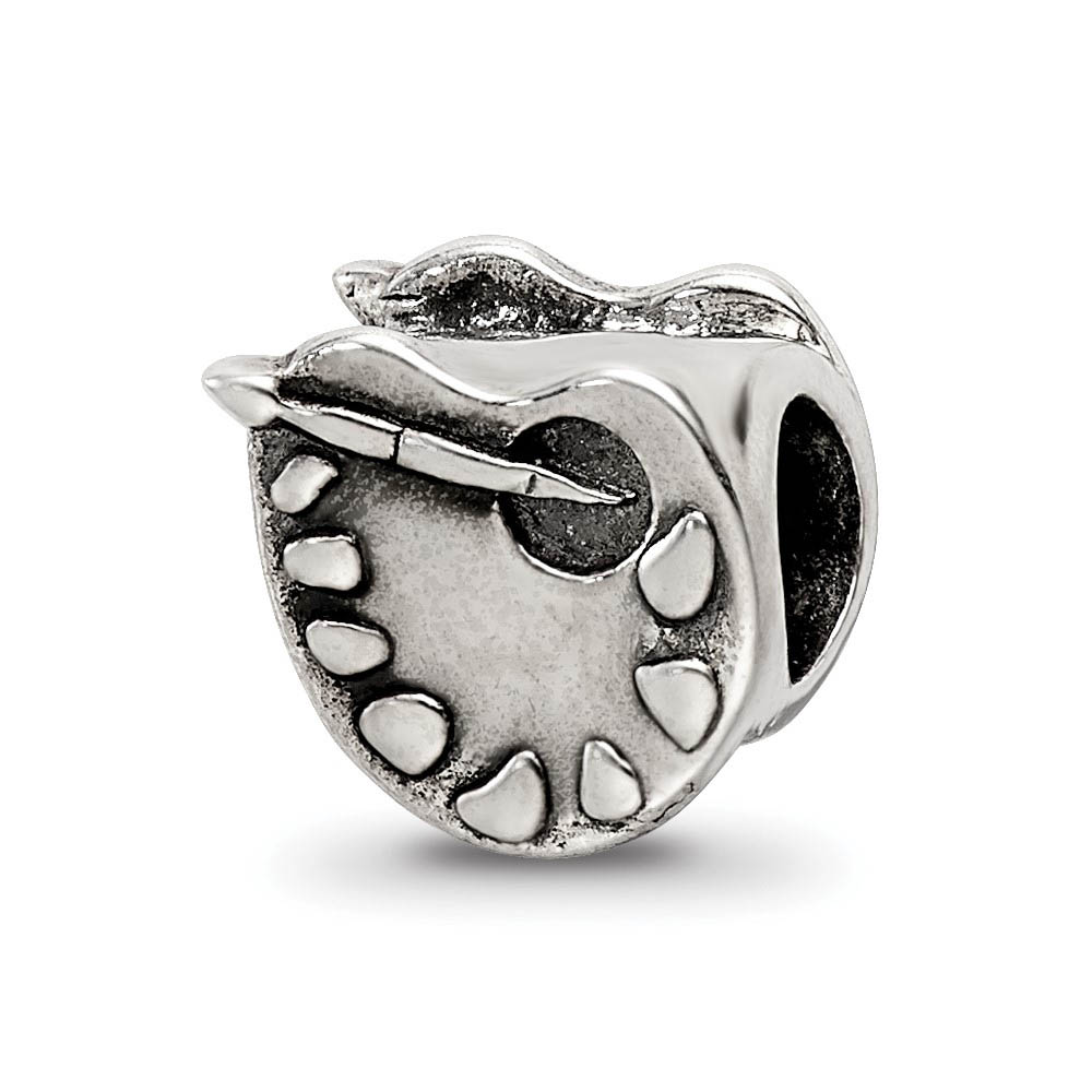 Sterling Silver Artists Palette Bead Charm