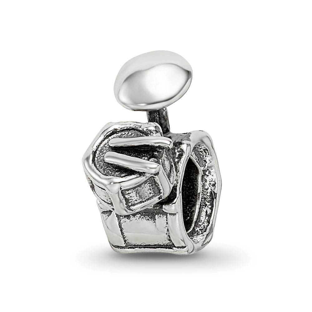 Sterling Silver Drum Set Bead Charm