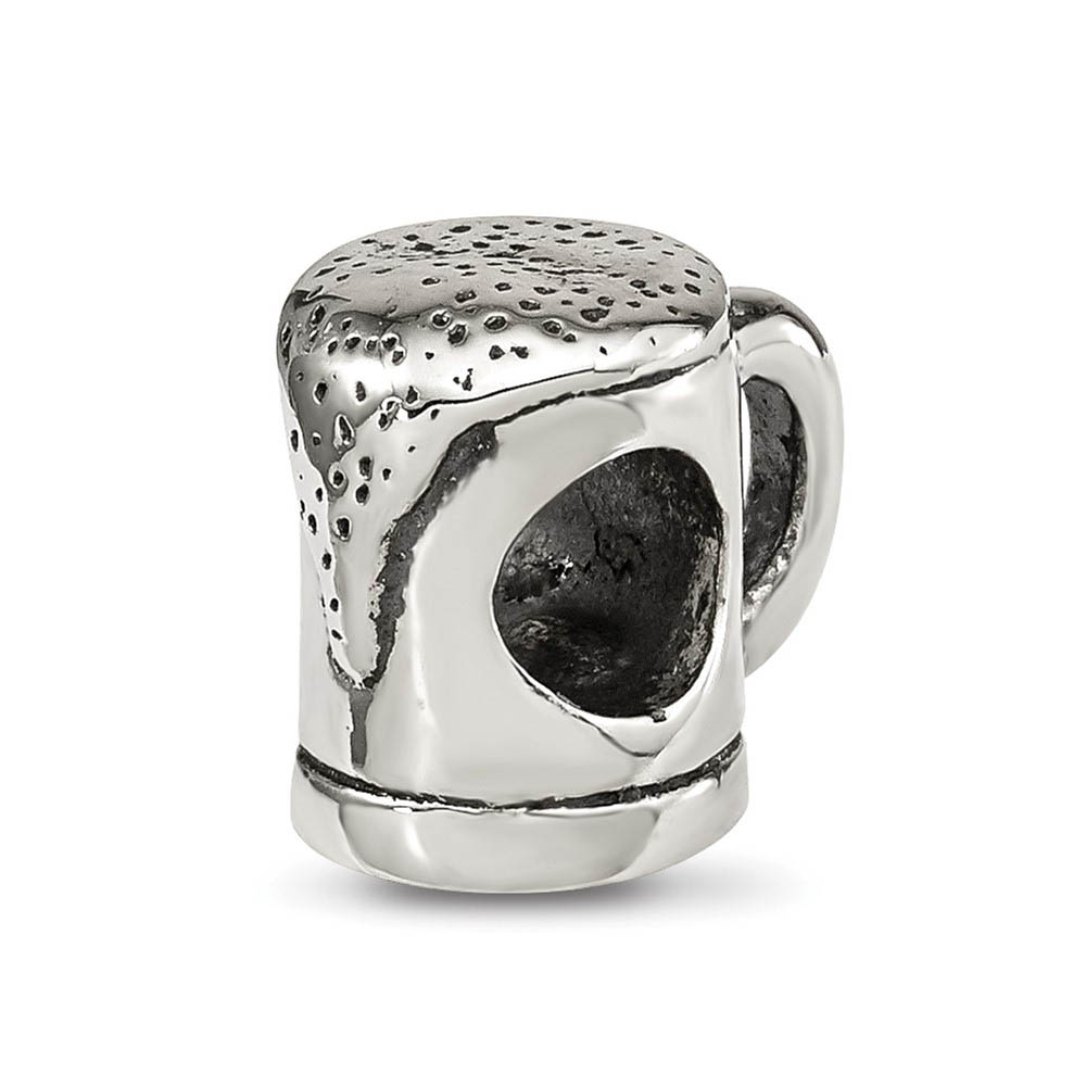 Sterling Silver Beer Stein Bead Charm
