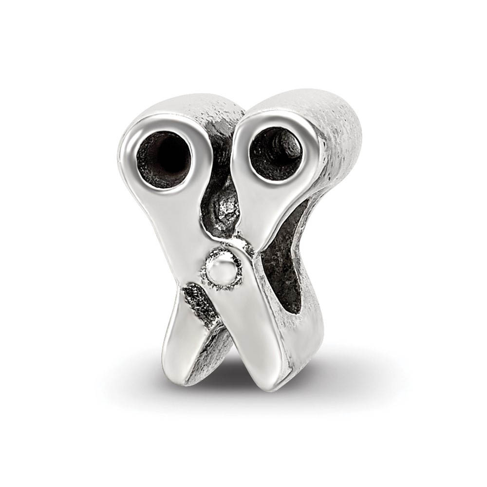 Sterling Silver Scissors Bead Charm