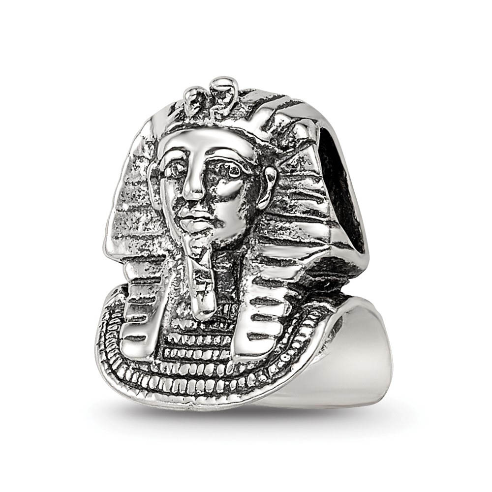 Pharaoh Charm in Silver for 3mm Charm Bracelets