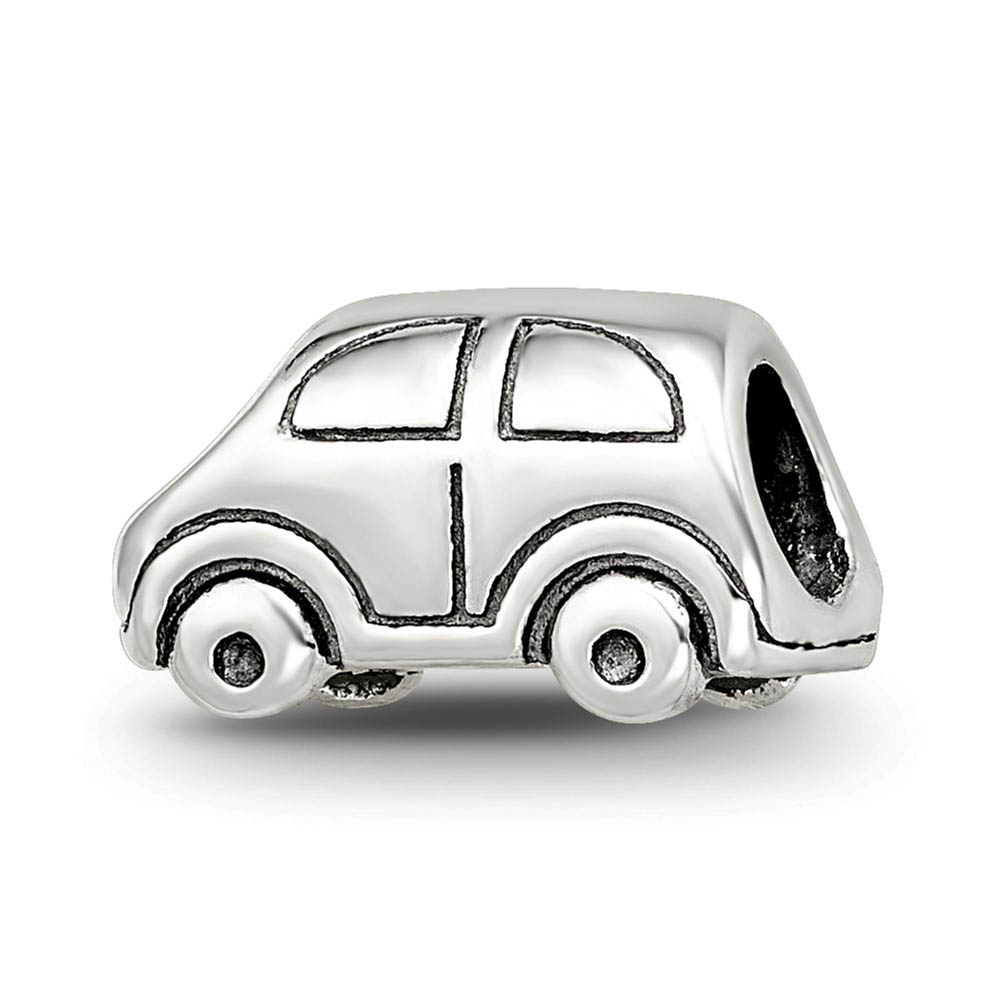 Sterling Silver Family Car Bead Charm