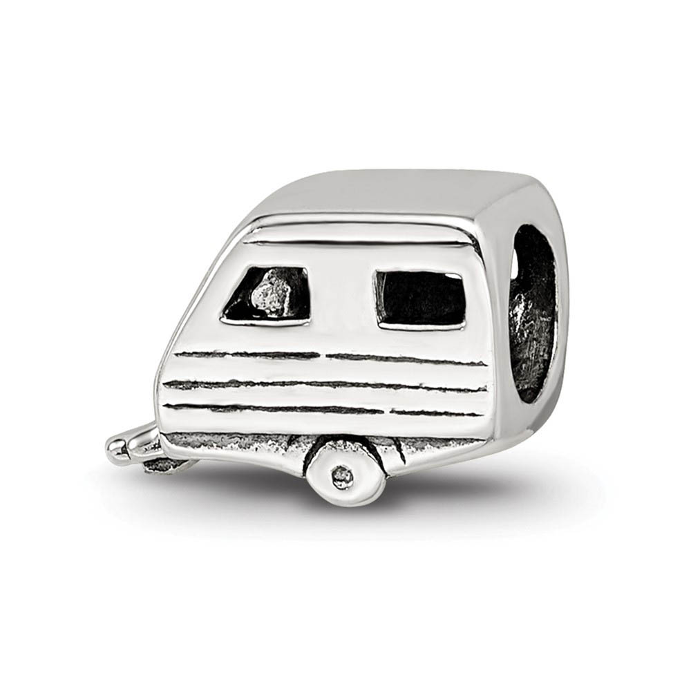 Sterling Silver Camper Bead Charm