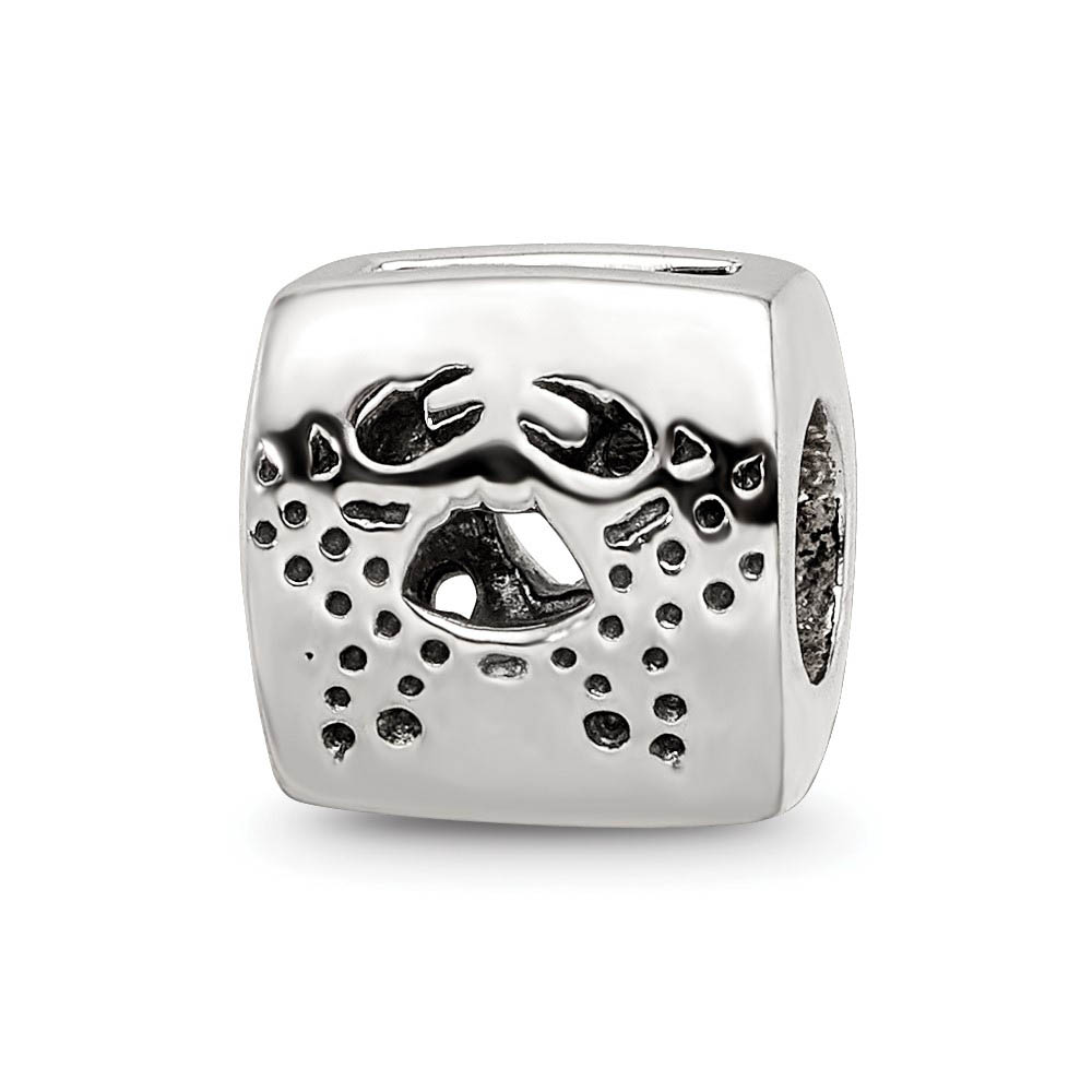 Sterling Silver Cancer the Crab Zodiac Bead Charm