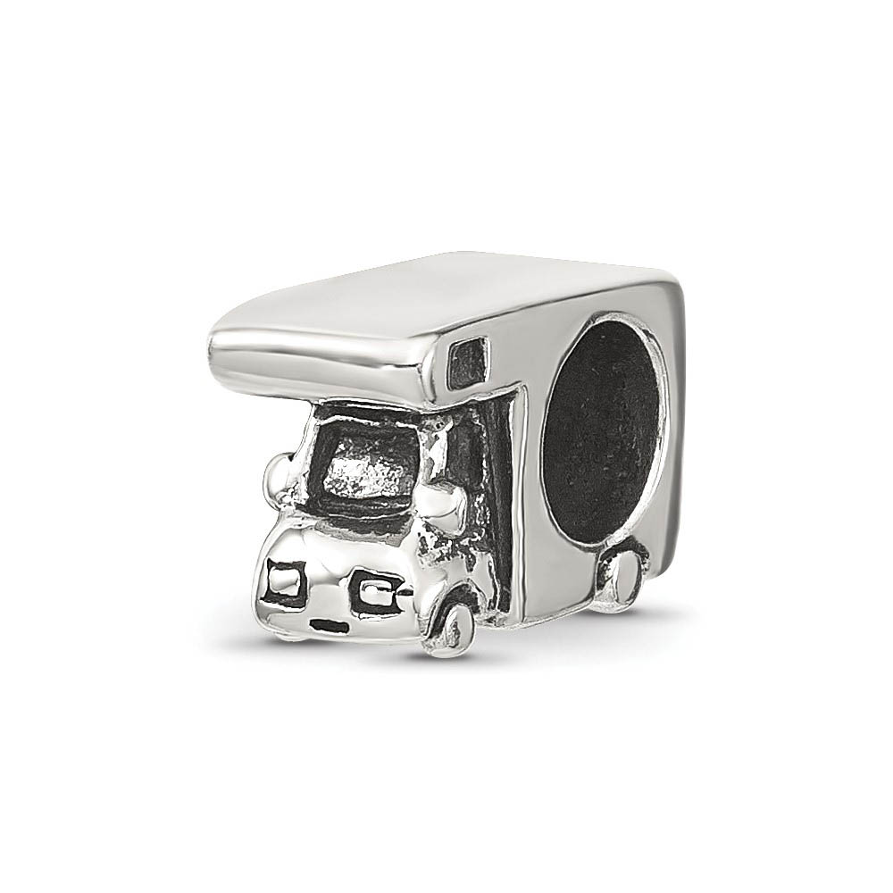 Sterling Silver RV Camper Bead Charm