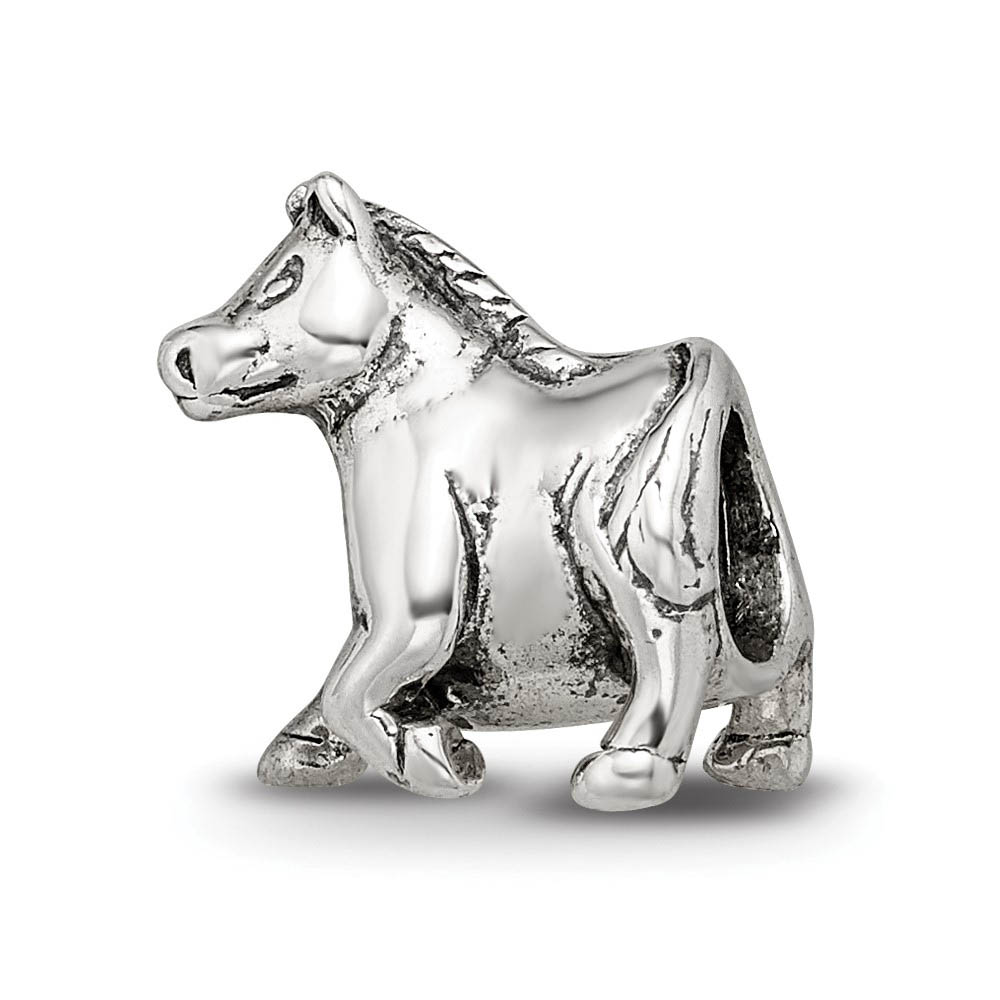 Sterling Silver Horse Bead Charm