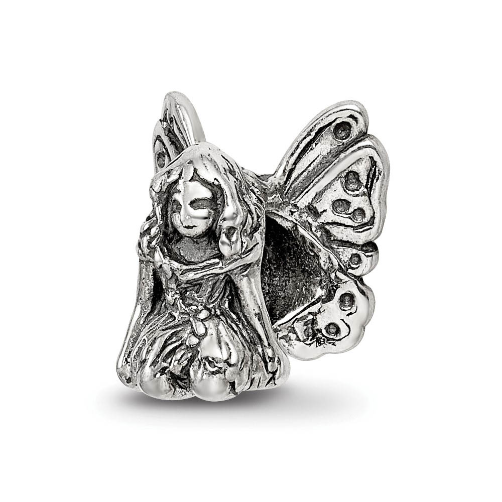 Sterling Silver Winged Fairy Bead Charm