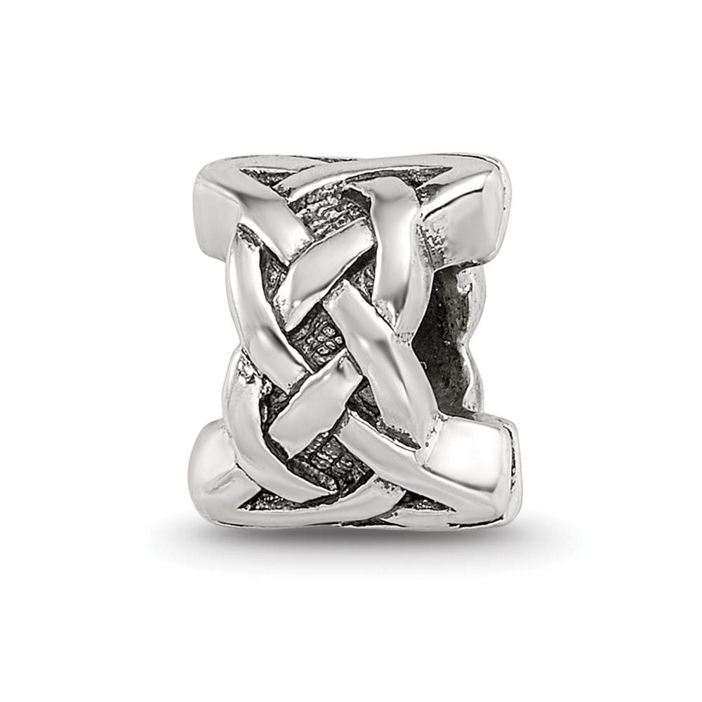 Celtic Knot Charm in Silver for 3mm Charm Bracelets