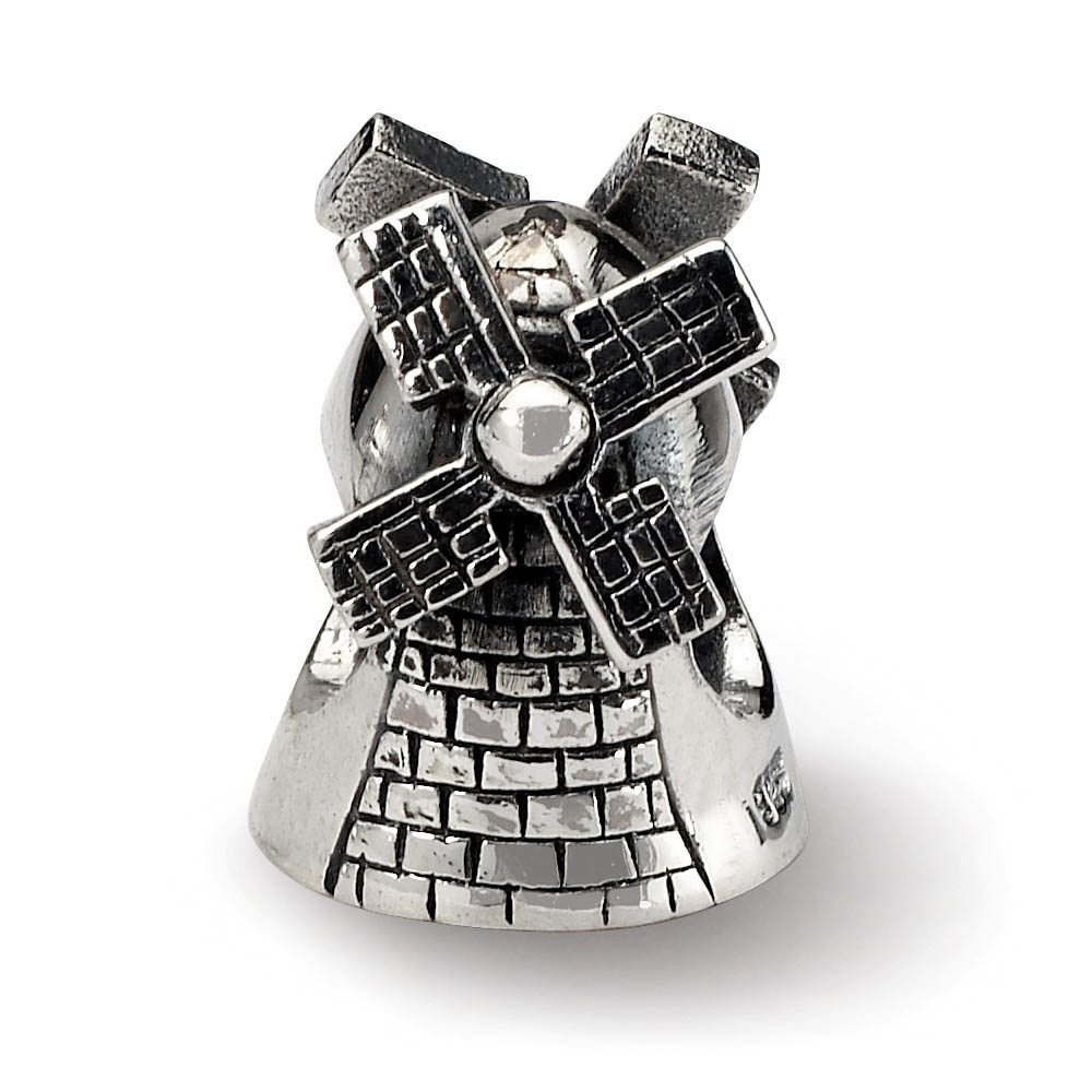 Sterling Silver Windmill Bead Charm