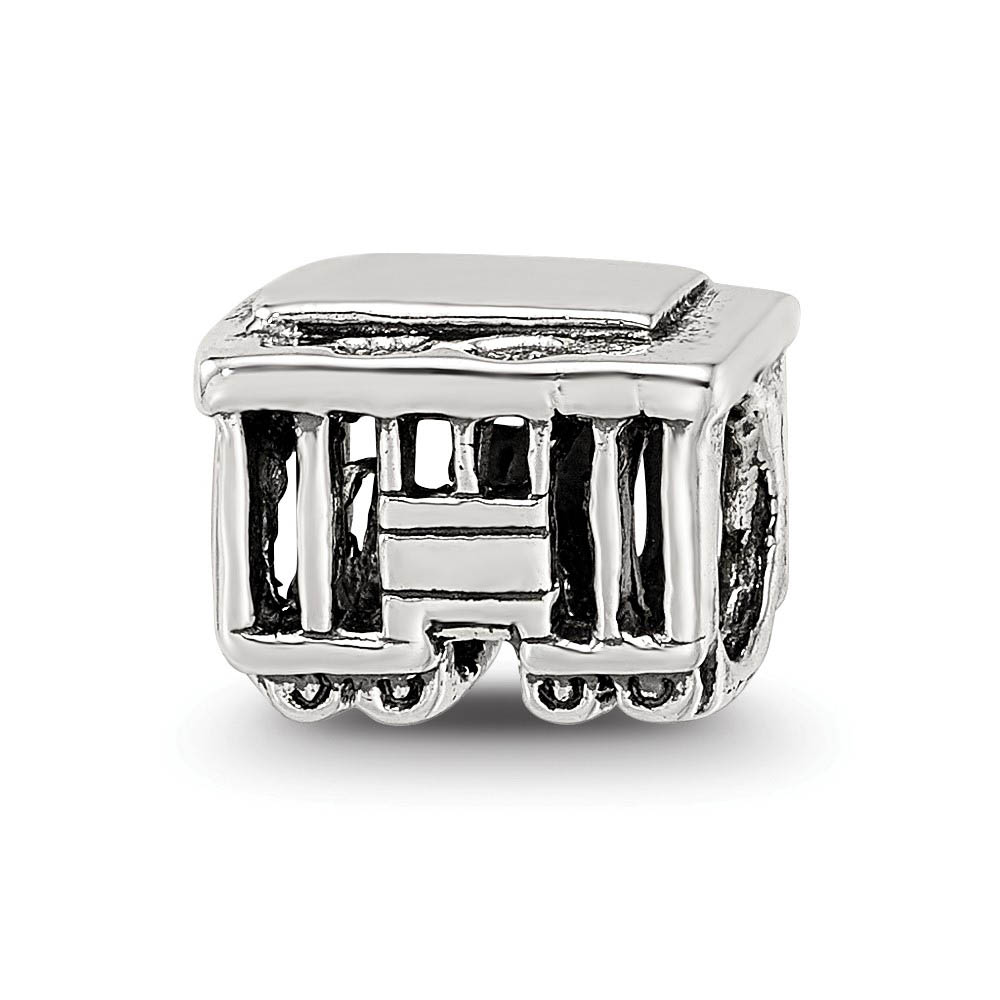 Sterling Silver Streetcar Bead Charm