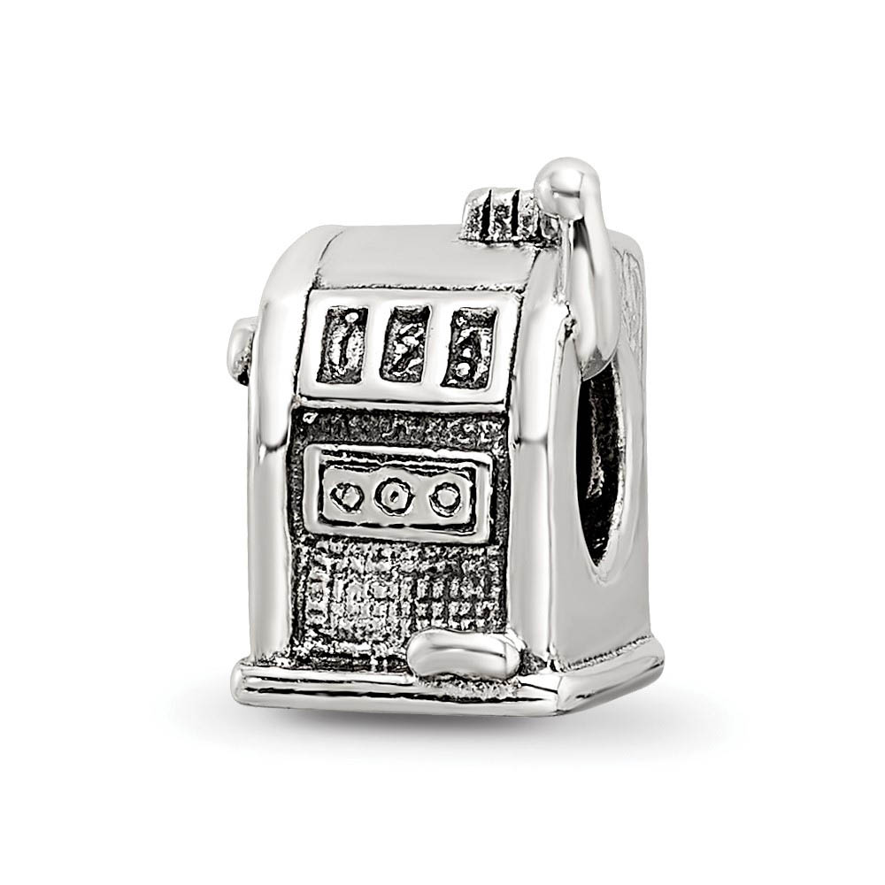 Sterling Silver Slot Machine Bead Charm