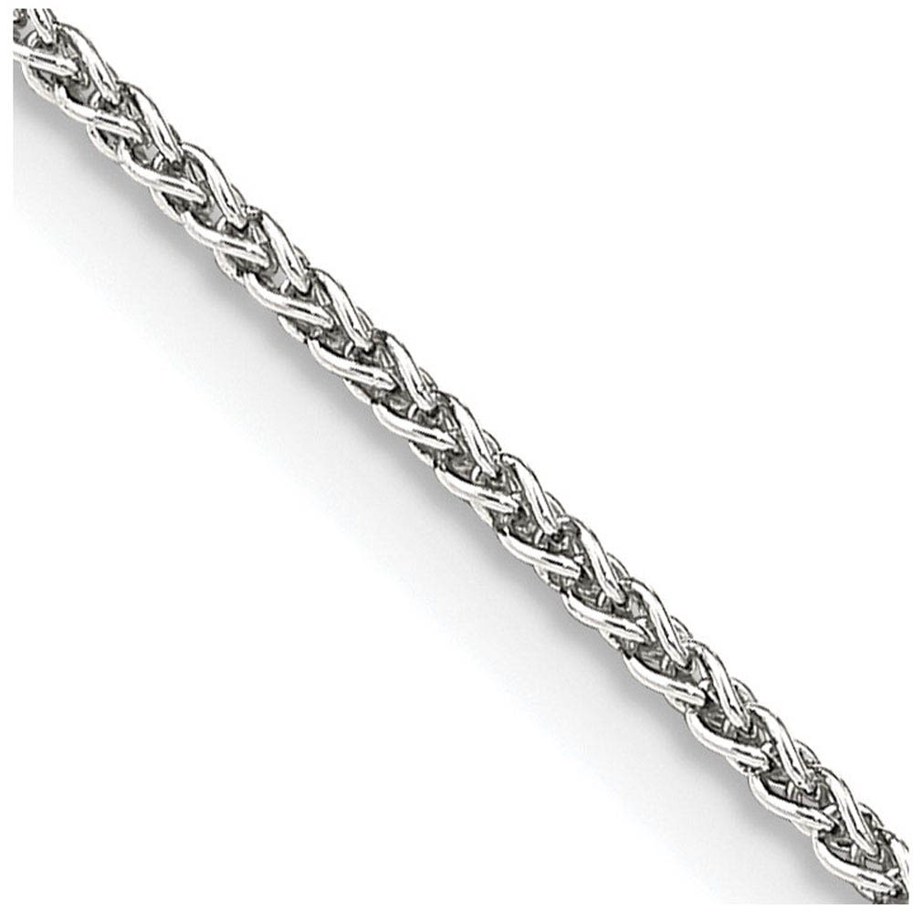 1.5mm Sterling Silver, Round Solid Spiga Chain Necklace
