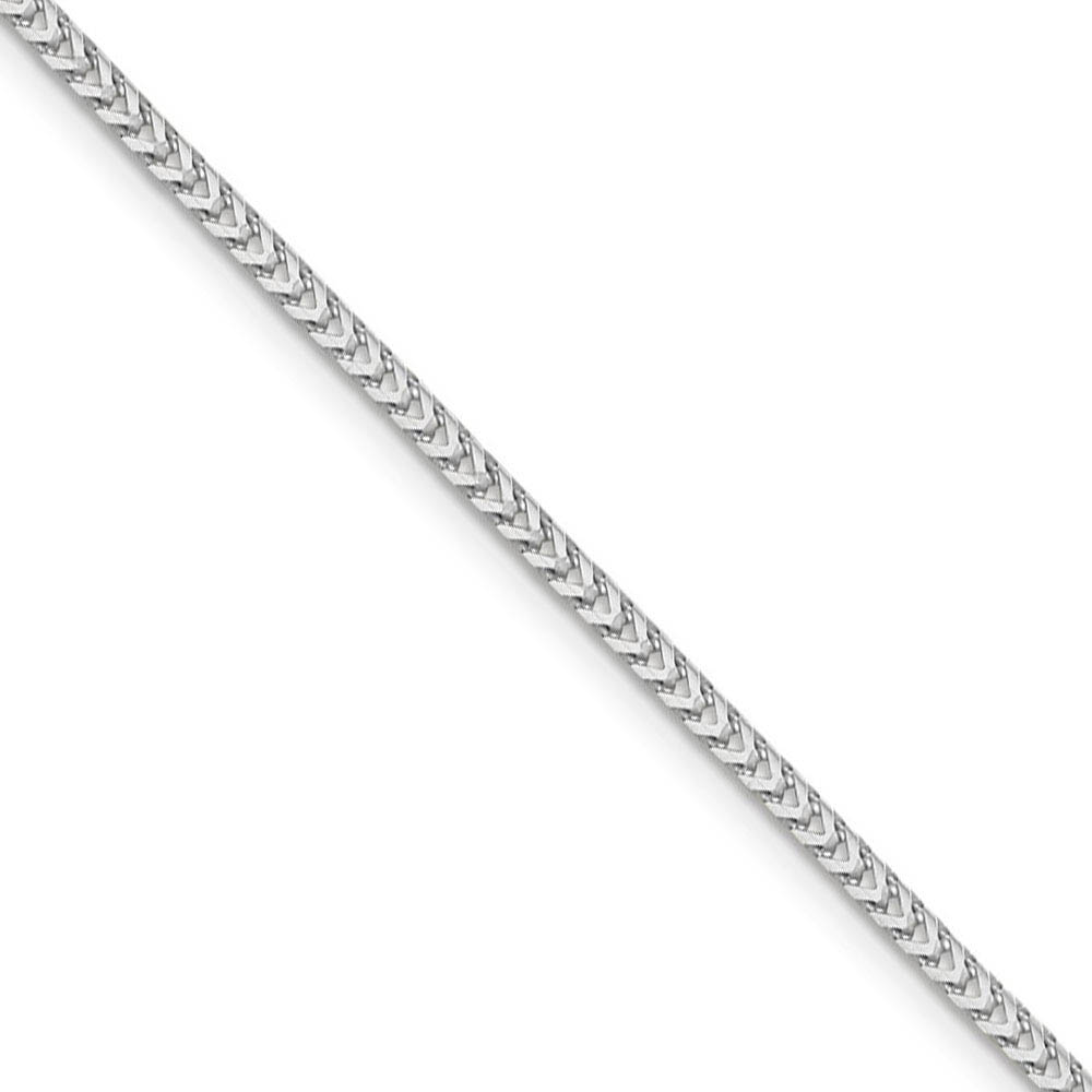 Franco chain white gold best sale