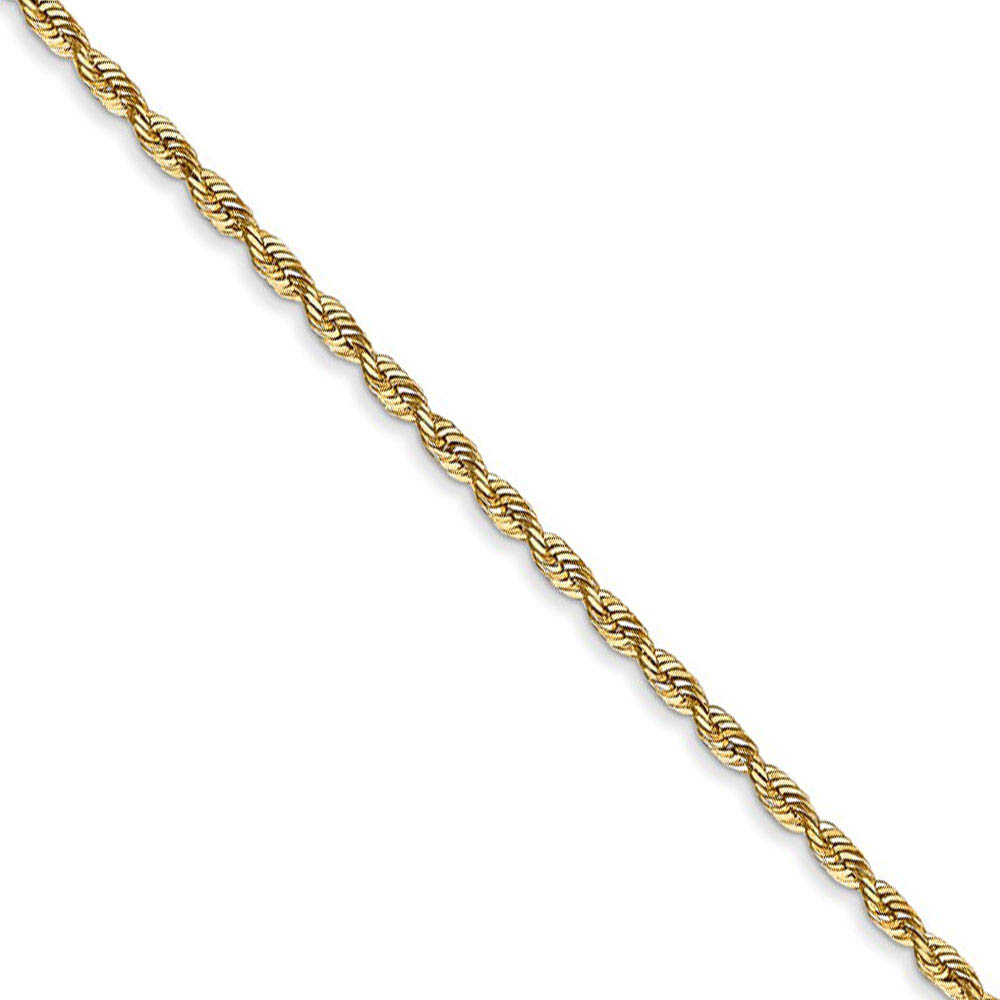 Childrens 1.85mm, 14k Yellow Gold, Quadruple Rope Chain Necklace