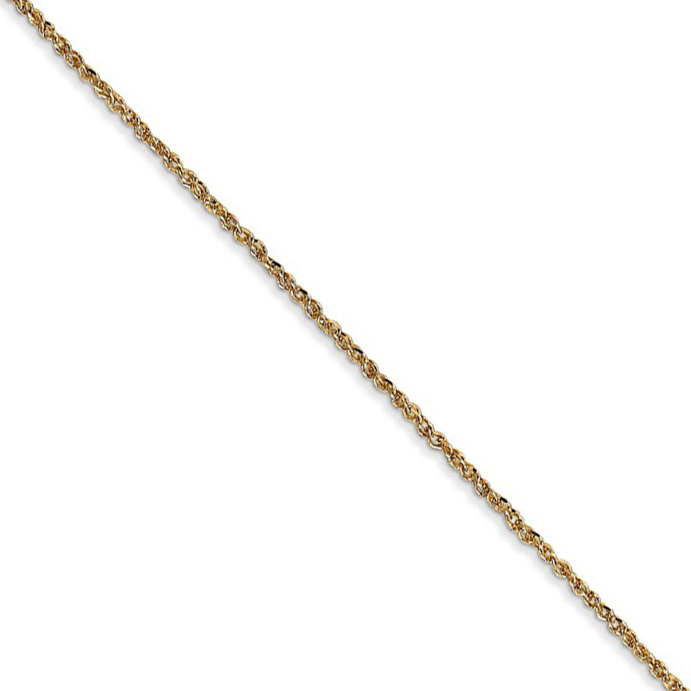 1.1mm, 14k Yellow Gold, Ropa Chain Necklace - Picture 17 of 52
