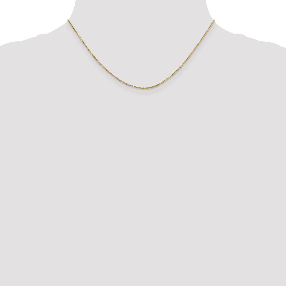 1.1mm, 14k Yellow Gold, Ropa Chain Necklace - Picture 18 of 52