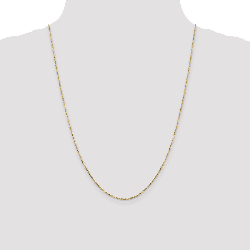 1.1mm, 14k Yellow Gold, Ropa Chain Necklace - Picture 45 of 52