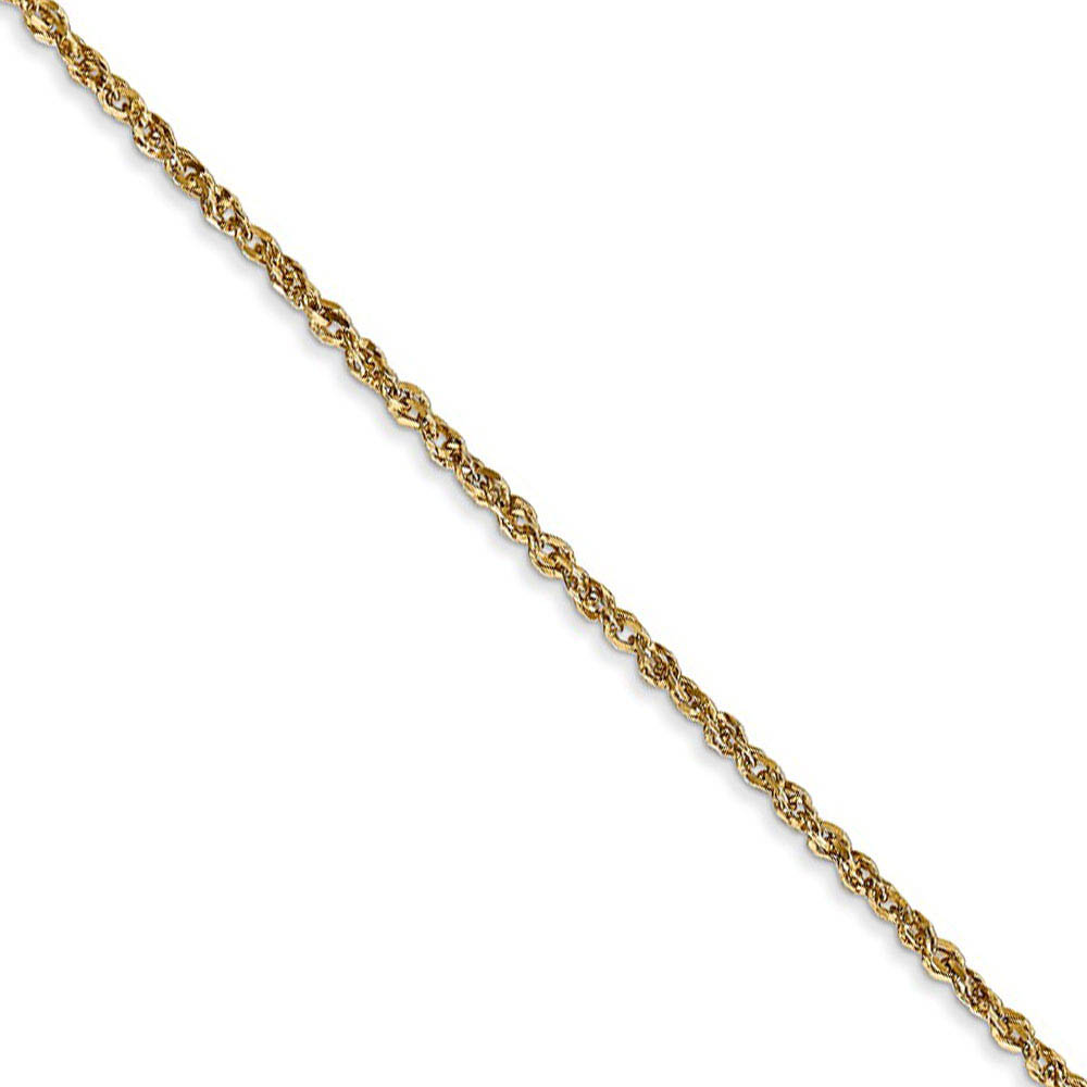 1.7mm, 14k Yellow Gold, Ropa Chain Necklace
