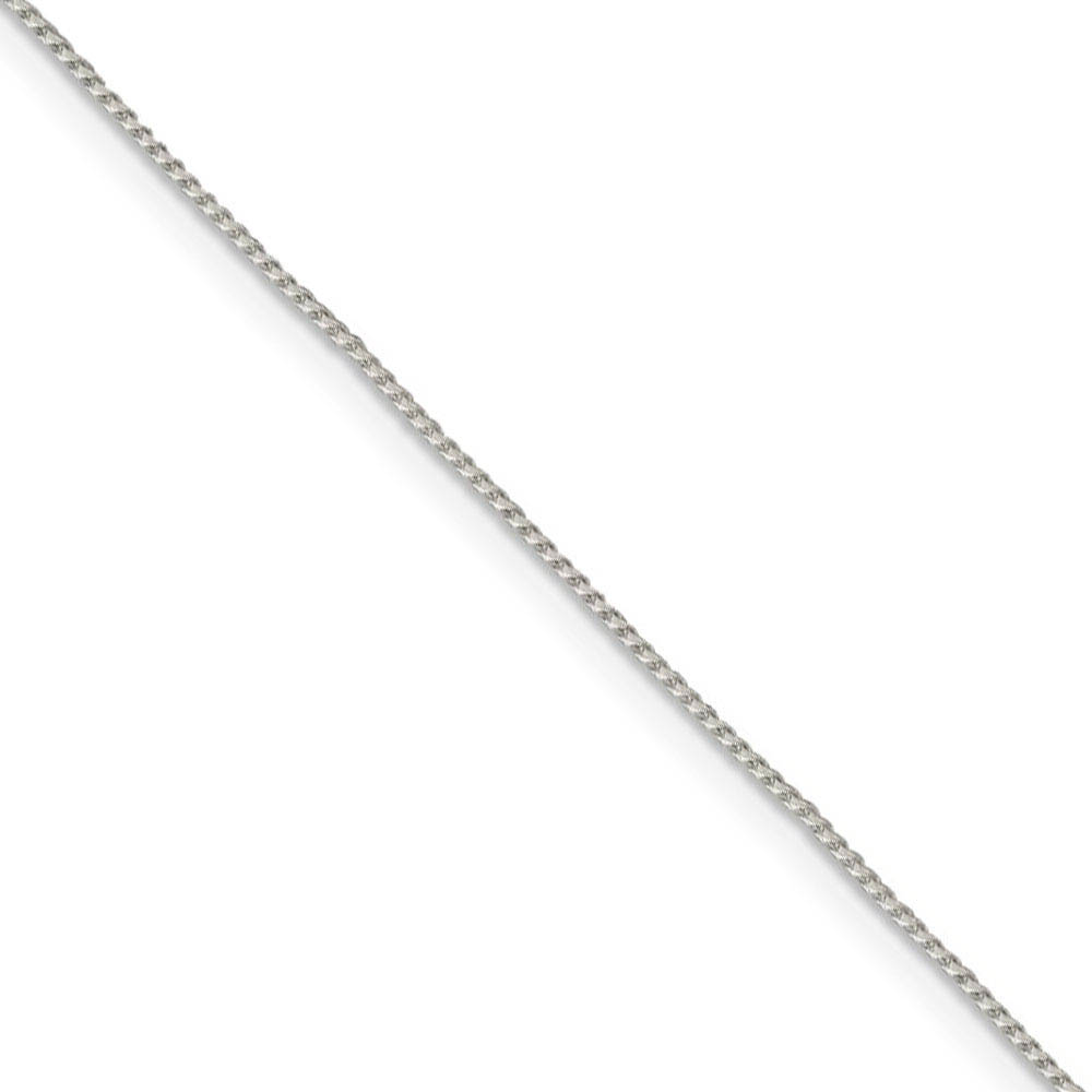 0.95mm, Sterling Silver Round Franco Chain Necklace, 16 Inch