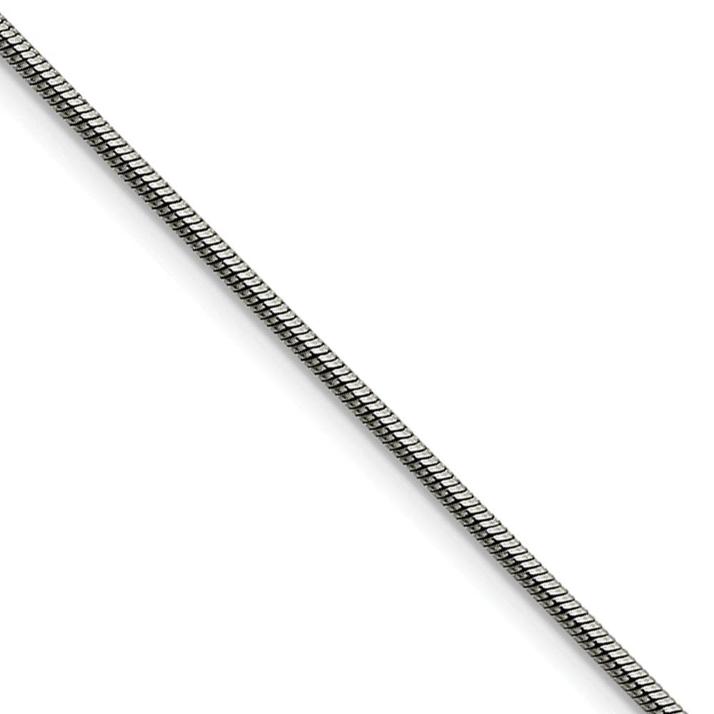 2mm Stainless Steel Snake Chain Necklace, 18 Inch