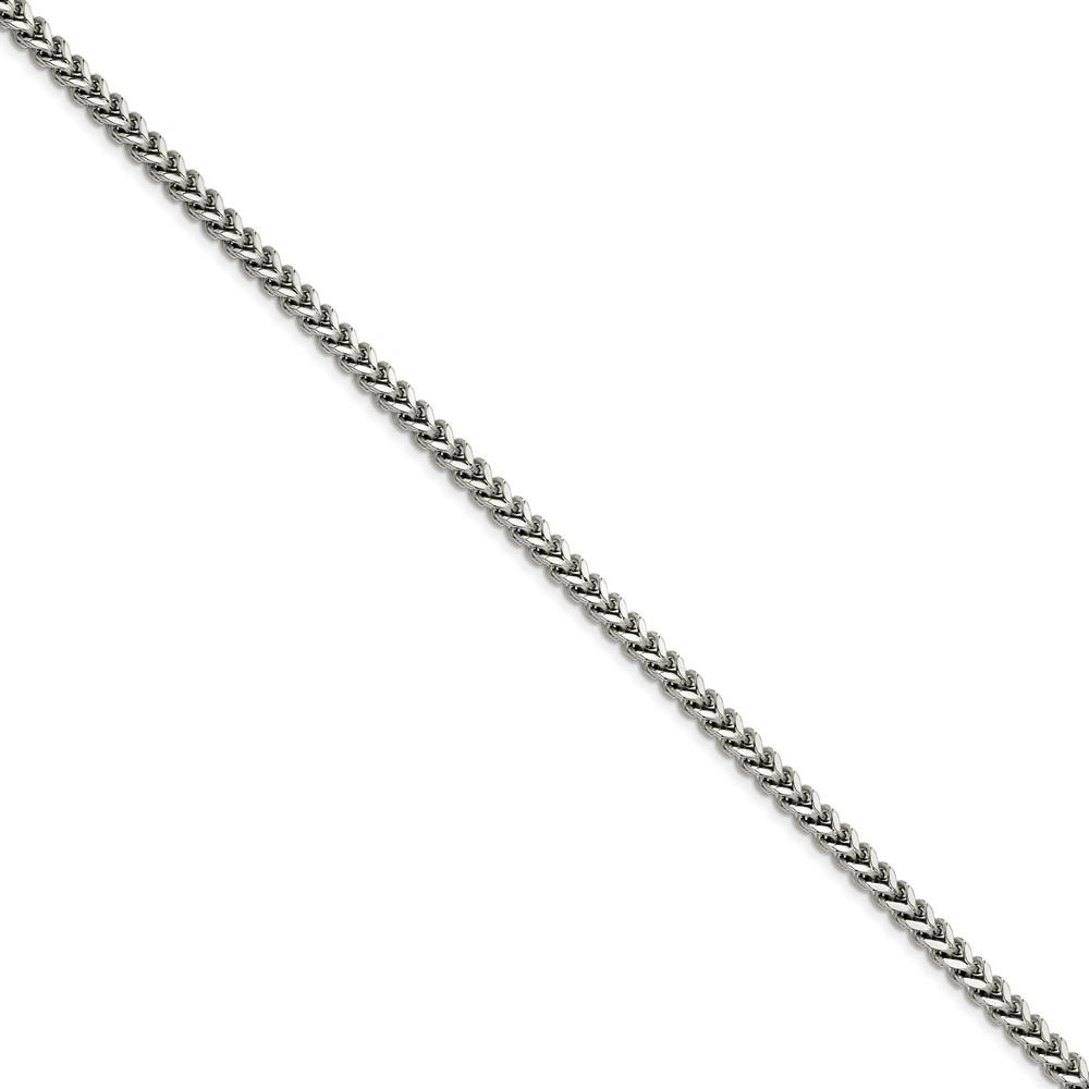 Men&#039;s 5.5mm Stainless Steel Franco Chain Necklace