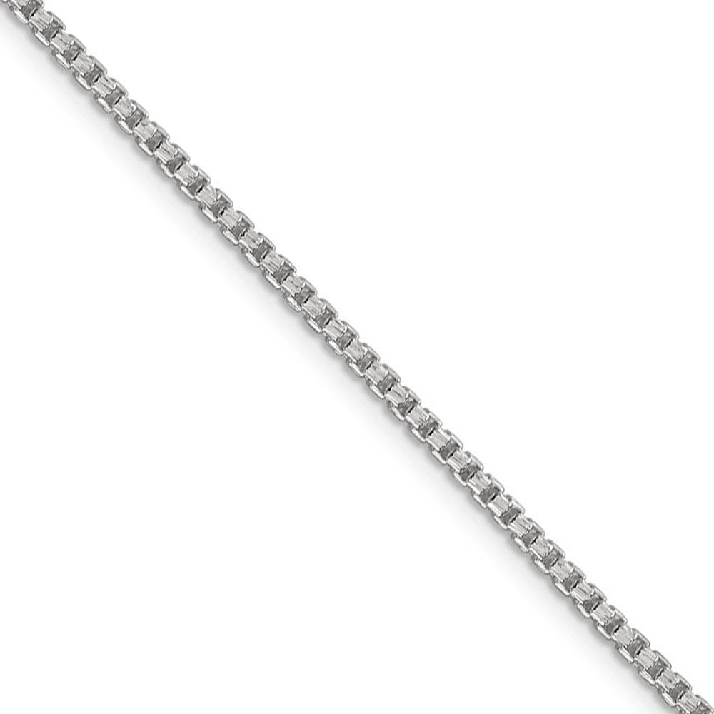 2mm Sterling Silver Diamond Cut Solid Round Box Chain Necklace - Picture 26 of 43
