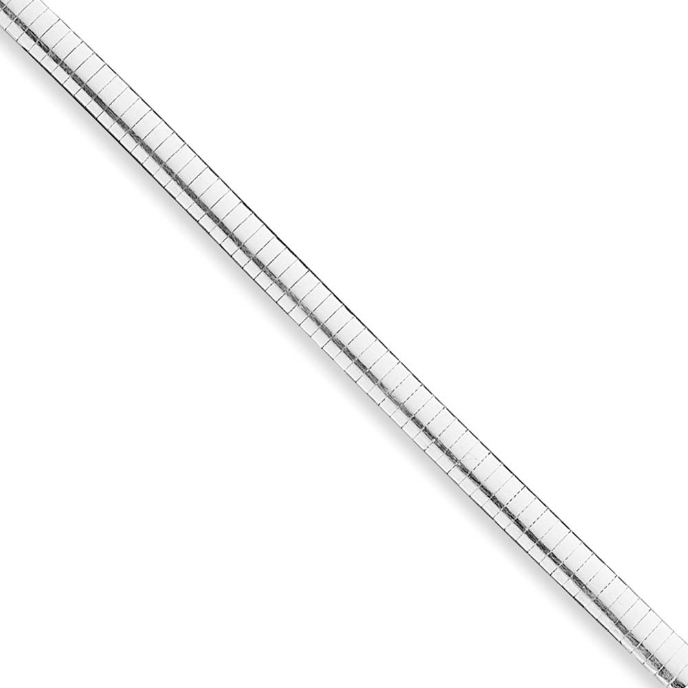 6mm Sterling Silver Cubetto Chain Necklace