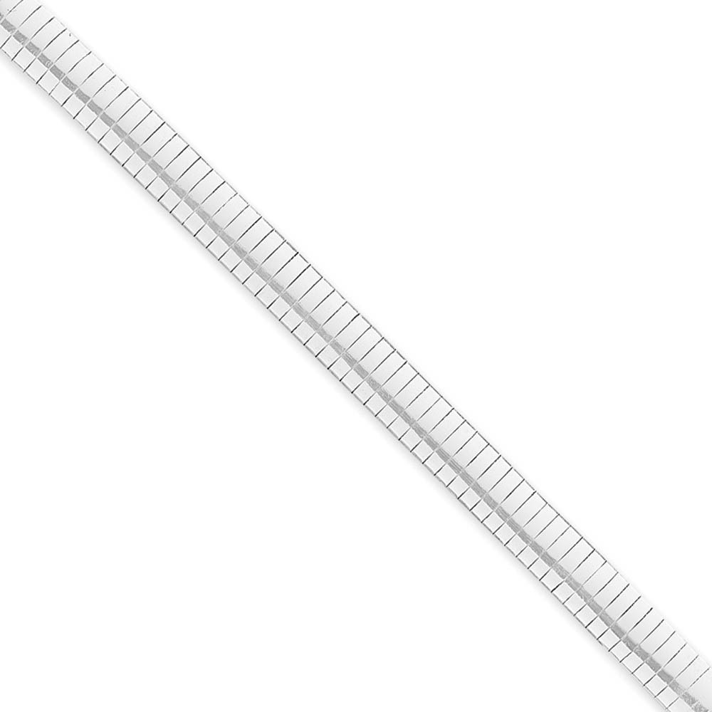 10mm Sterling Silver Cubetto Chain Necklace