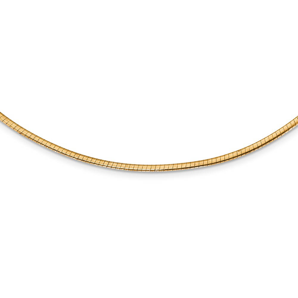 2mm Sterling Silver & 14k Gold Plated Cubetto Necklace, Inch