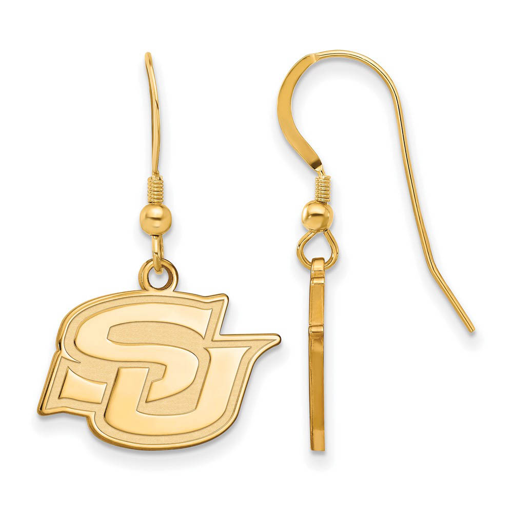 14k Gold Plated Silver Southern University Dangle Earrings