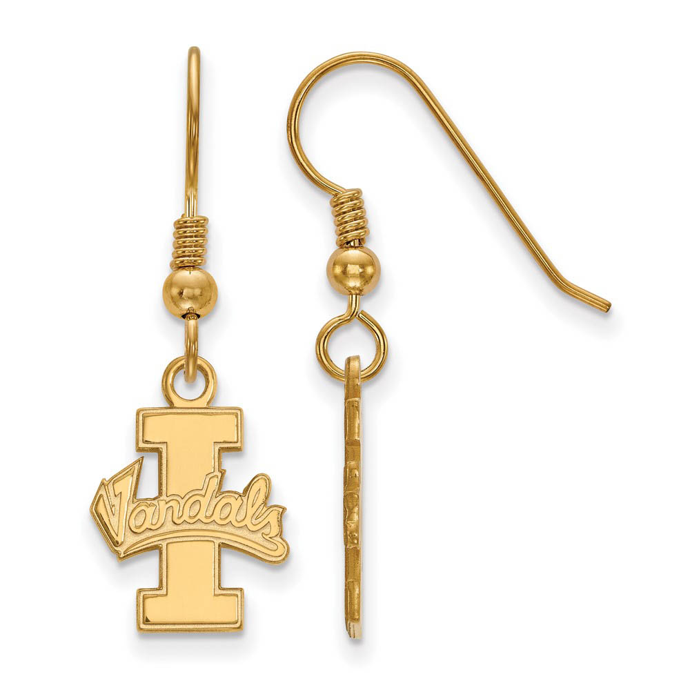 14k Gold Plated Silver University of Idaho Dangle Earrings