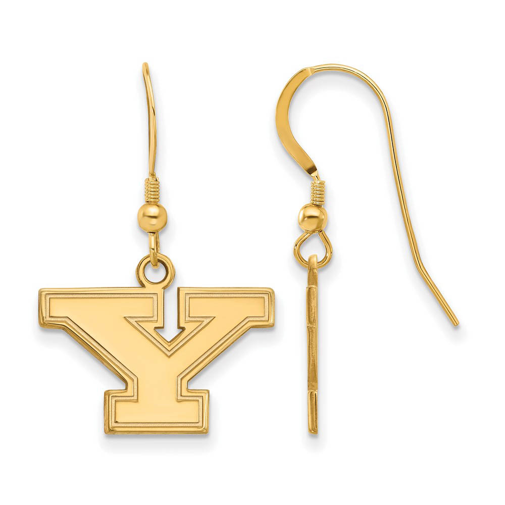 14k Gold Plated Silver Youngstown State Sm Dangle Earrings