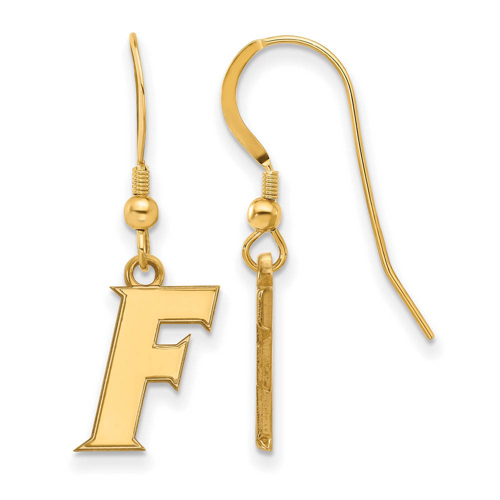 14k Gold Plated Silver University of Florida Dangle Earrings