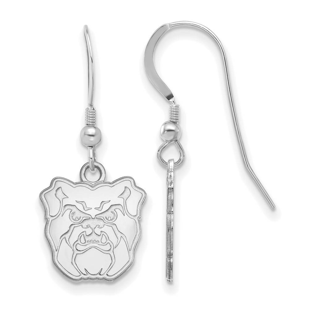 Sterling Silver Butler University Dangle Earrings