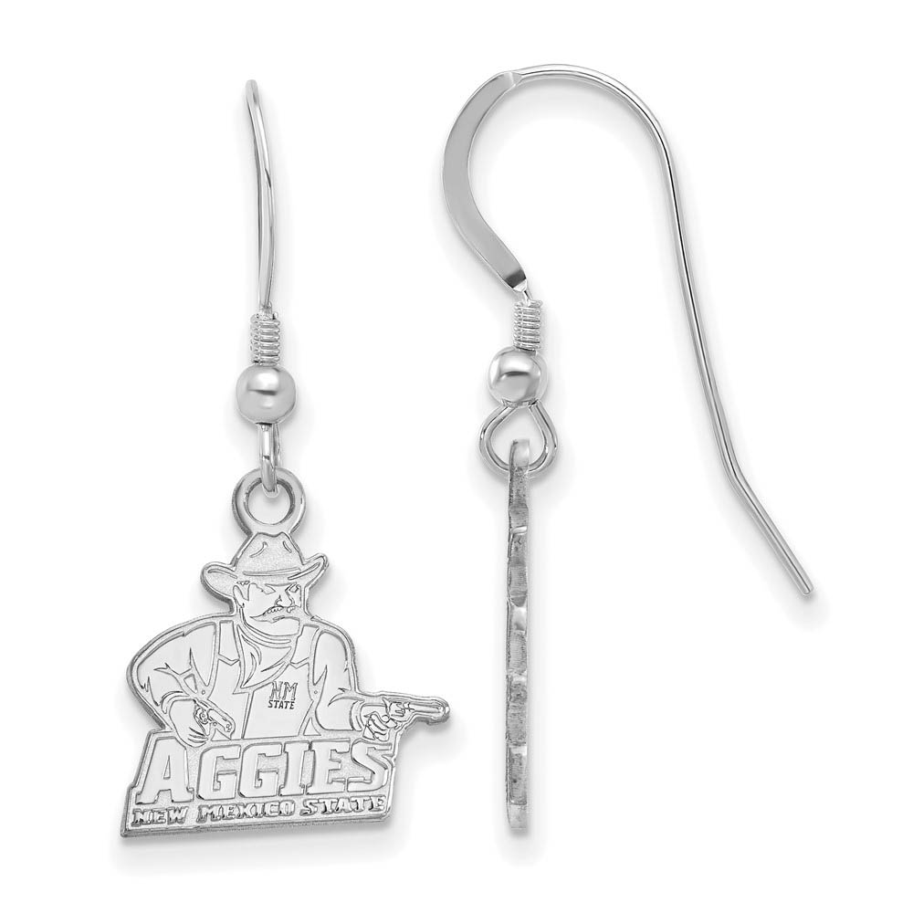 Sterling Silver New Mexico State University Dangle Earrings