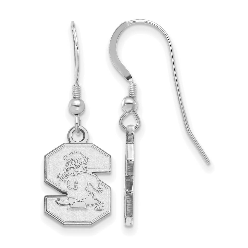Sterling Silver South Carolina State University Dangle Earrings