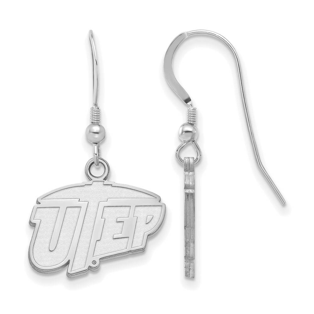 Sterling Silver University of Texas El Paso Dangle Earring