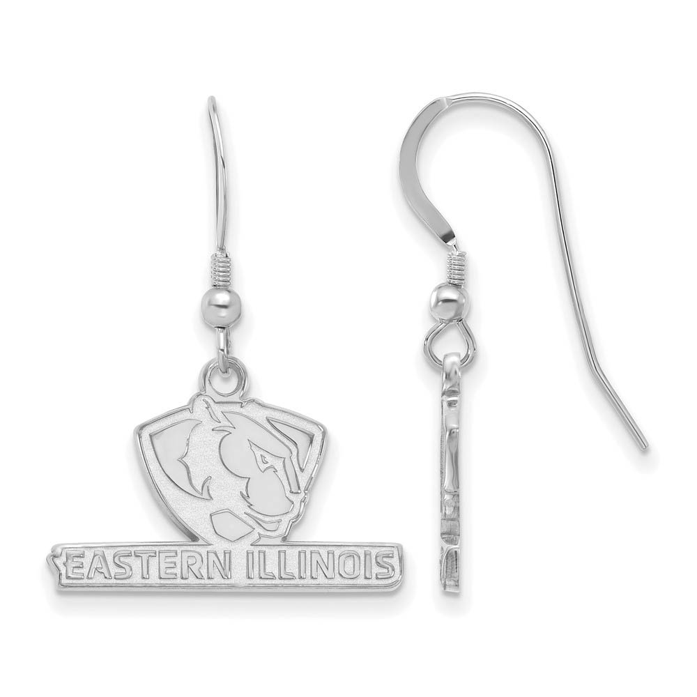 Sterling Silver Eastern Illinois University Dangle Earrings