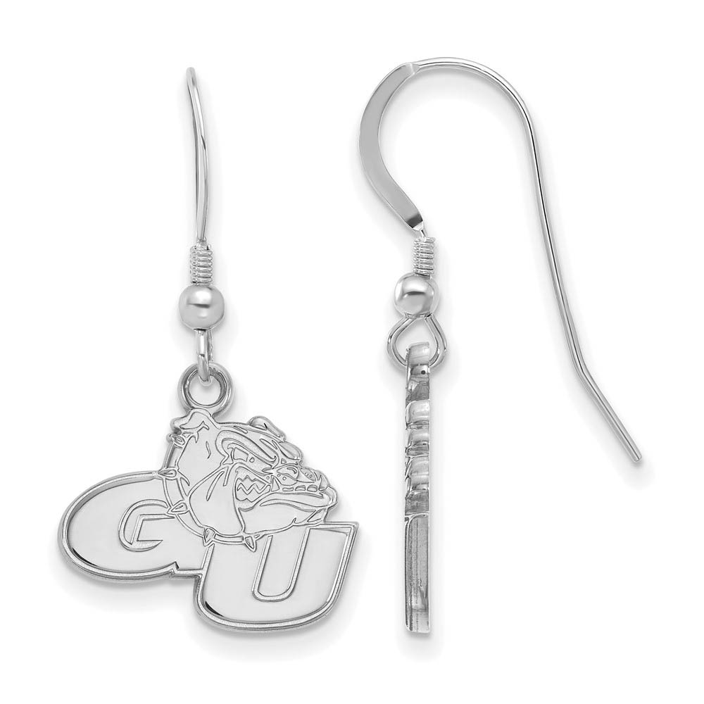 Sterling Silver Gonzaga University Dangle Earrings